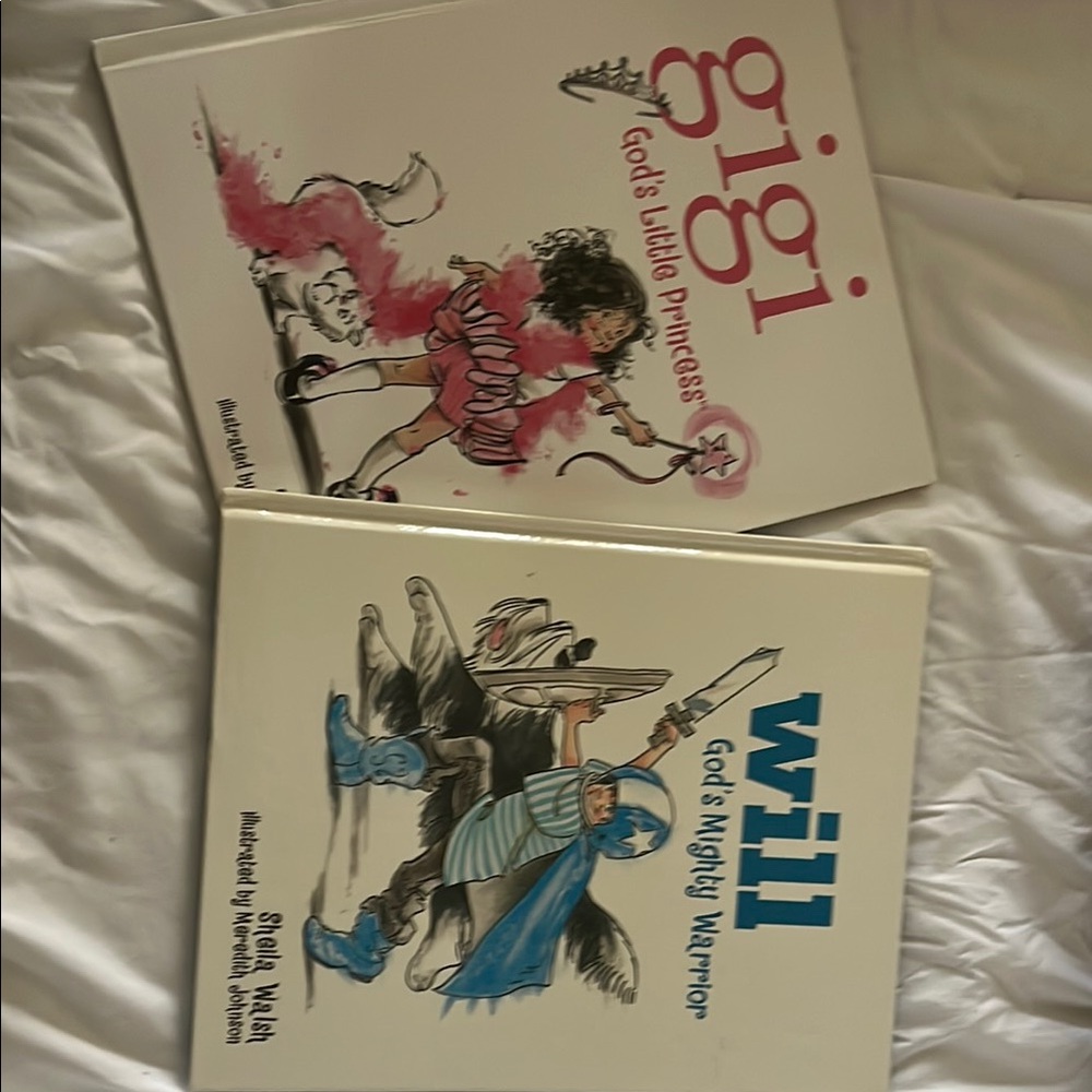 2 like new children’s hardcover books